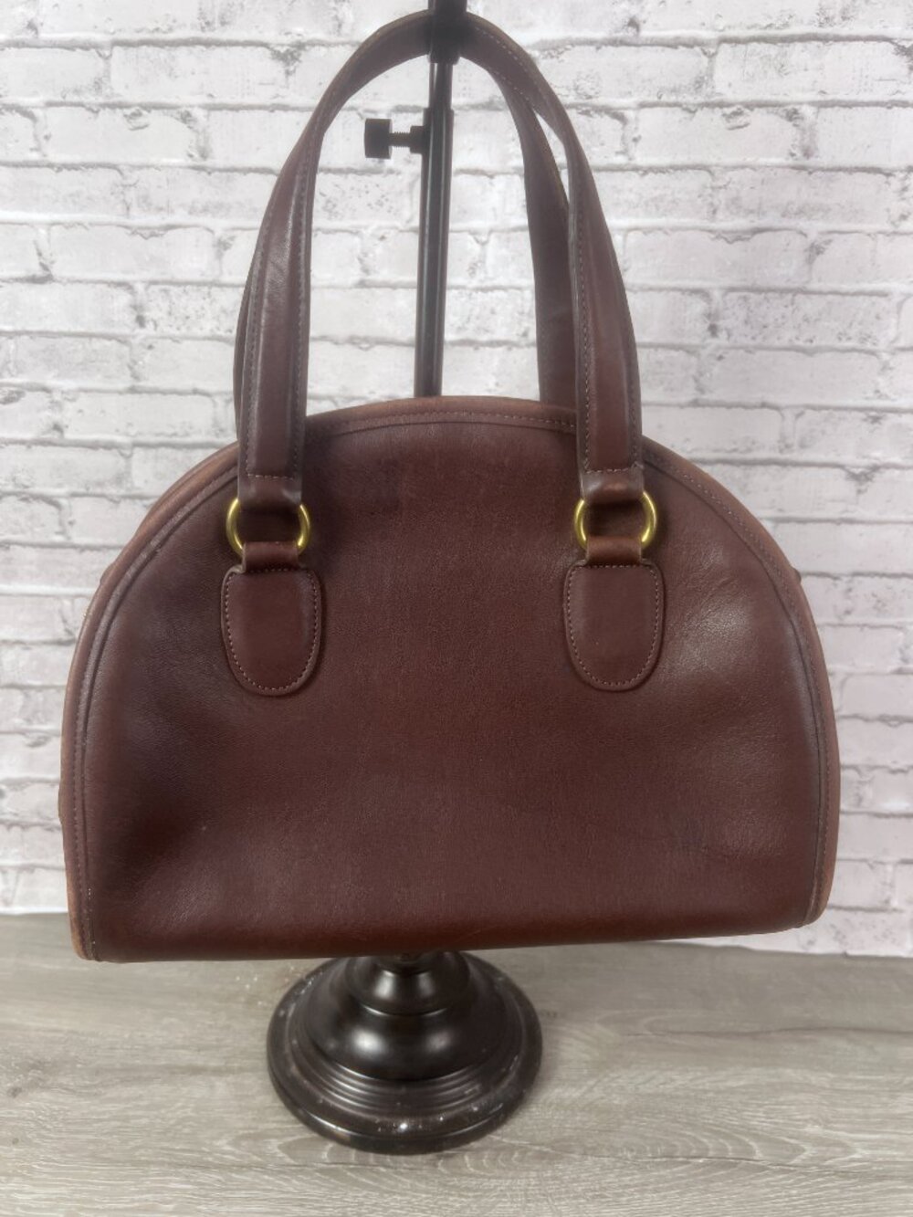 Coach Vintage Mahoogany Chadwick Satchel Bowling Bag British Tan 9928 - Picture 6 of 11